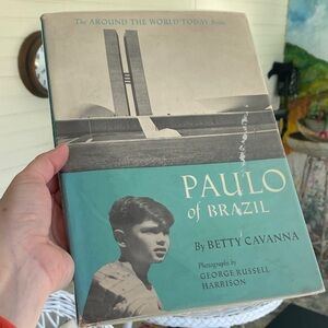 Vintage 1962 Paulo of Brazil Book by Betty Cavanna